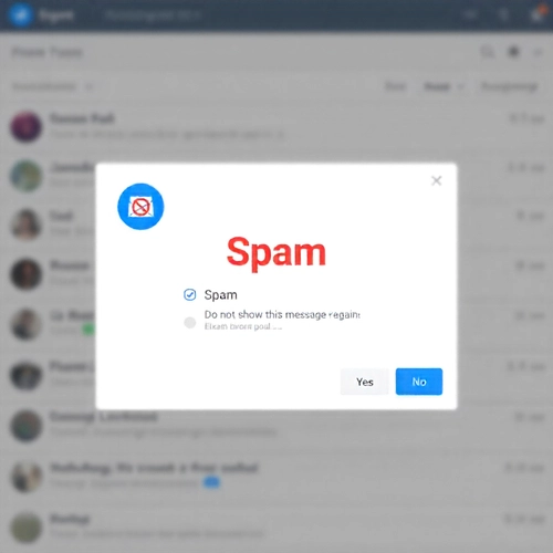 desktop view with spam email emerging from an inbox 48303