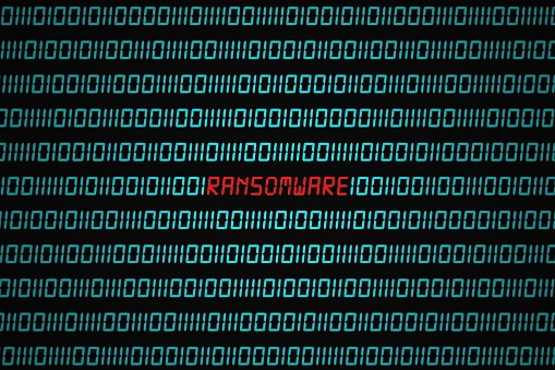 Ransomware hidden in binary code sequence